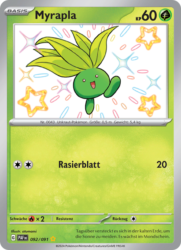 Myrapla 092 — Paldeas Schicksale (German Pokémon TCG card)