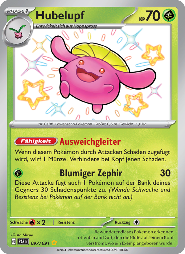 Hubelupf 097 — Paldeas Schicksale (German Pokémon TCG card)