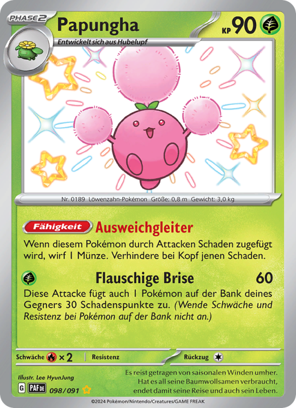 Papungha 098 — Paldeas Schicksale (German Pokémon TCG card)
