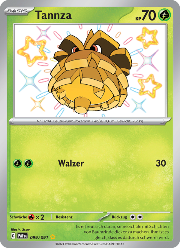Tannza 099 — Paldeas Schicksale (German Pokémon TCG card)