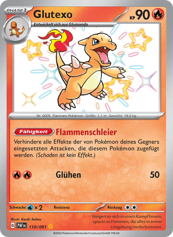 Glutexo 110 — Paldeas Schicksale (German Pokémon TCG card)