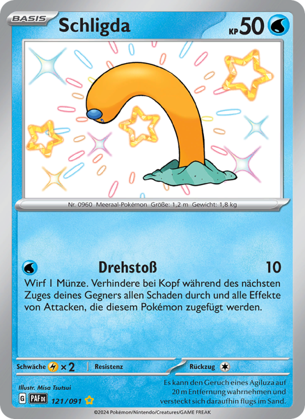 Schligda 121 — Paldeas Schicksale (German Pokémon TCG card)