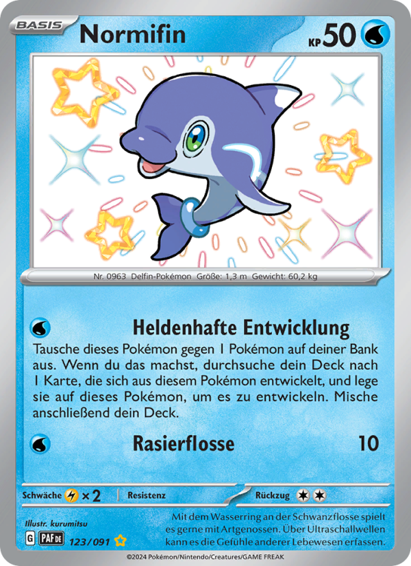 Normifin 123 — Paldeas Schicksale (German Pokémon TCG card)