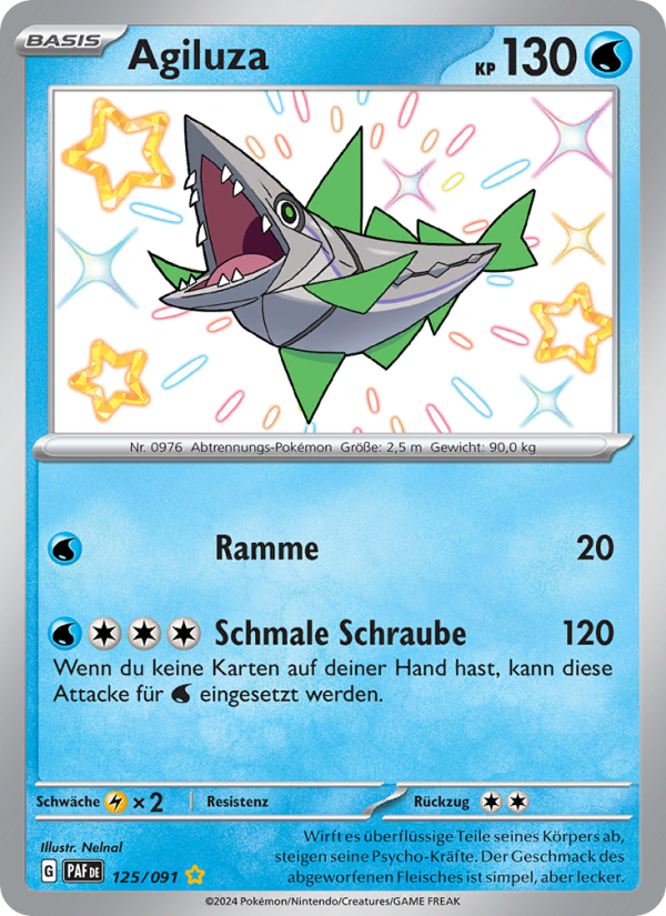 Agiluza 125 — Paldeas Schicksale (German Pokémon TCG card)