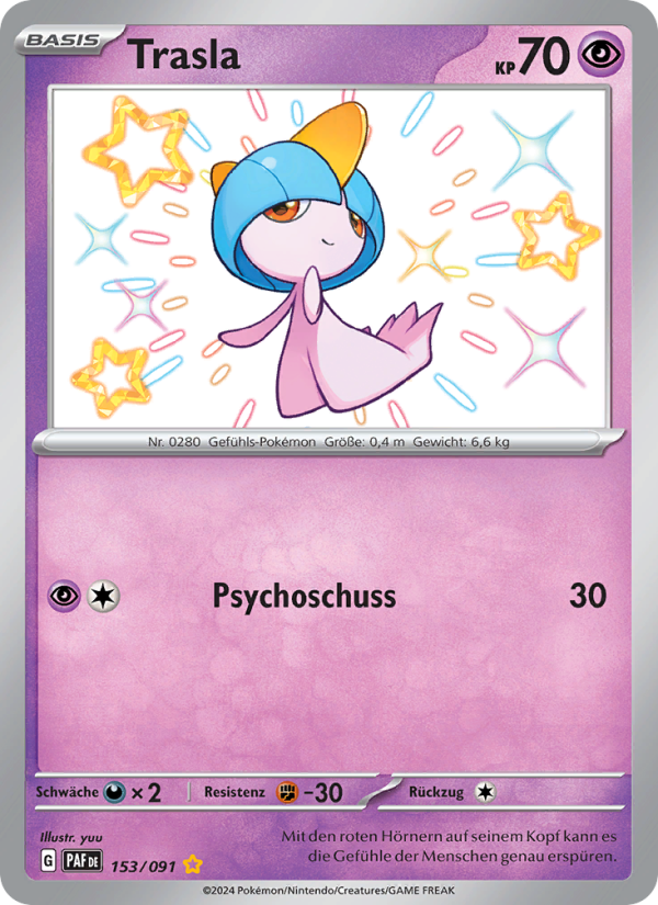 Trasla 153 — Paldeas Schicksale (German Pokémon TCG card)
