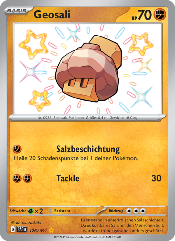 Geosali 176 — Paldeas Schicksale (German Pokémon TCG card)