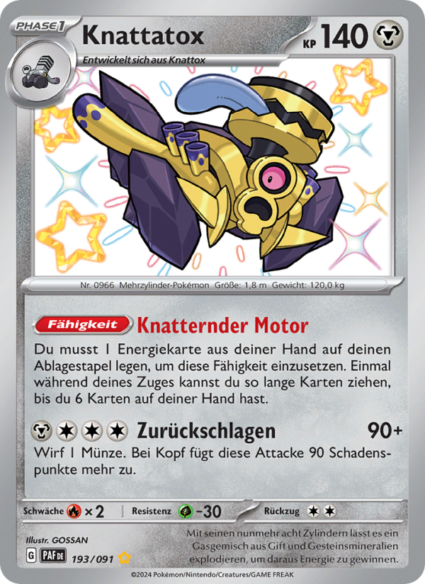 Knattatox 193 — Paldeas Schicksale (German Pokémon TCG card)