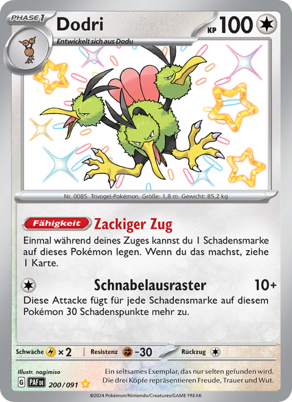 Dodri 200 — Paldeas Schicksale (German Pokémon TCG card)