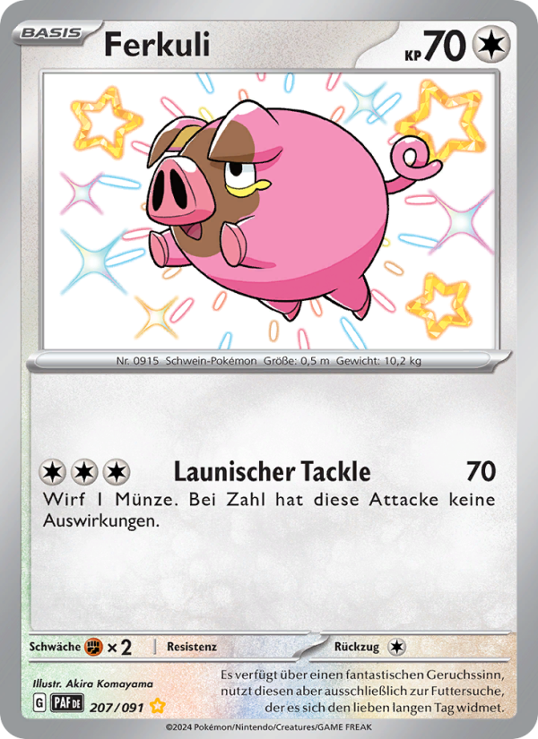 Ferkuli 207 — Paldeas Schicksale (German Pokémon TCG card)