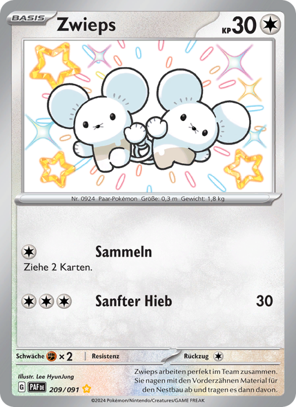 Zwieps 209 — Paldeas Schicksale (German Pokémon TCG card)