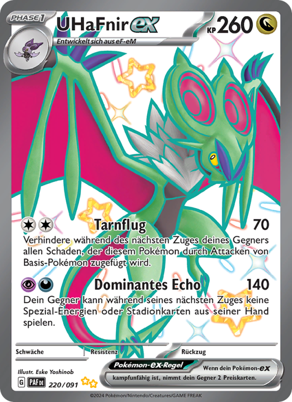 UHaFnir-ex 220 — Paldeas Schicksale (German Pokémon TCG card)