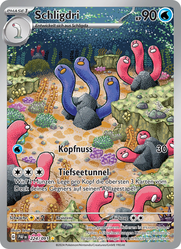 Schligdri 224 — Paldeas Schicksale (German Pokémon TCG card)