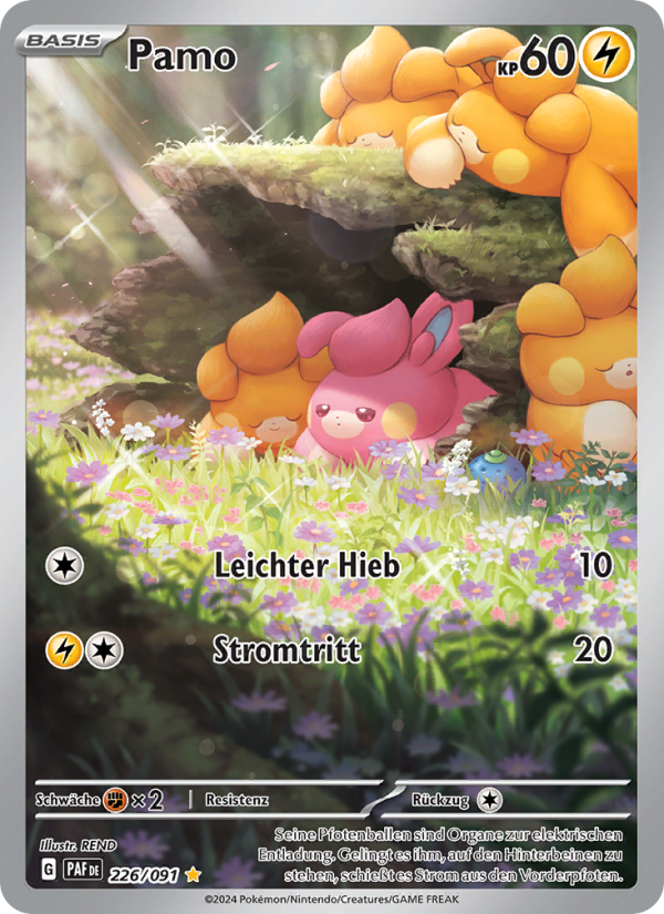 Pamo 226 — Paldeas Schicksale (German Pokémon TCG card)