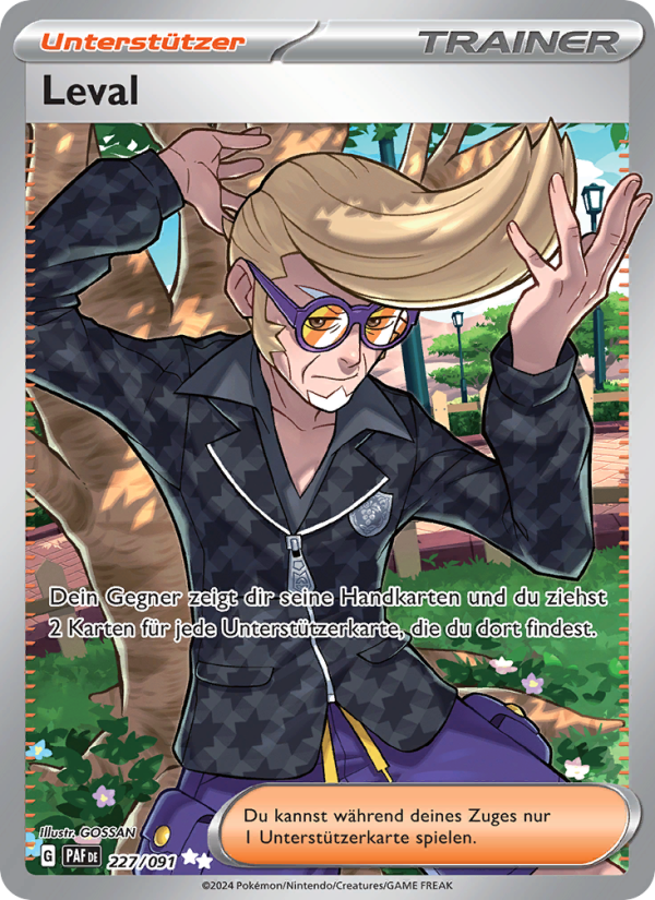 Leval 227 — Paldeas Schicksale (German Pokémon TCG card)