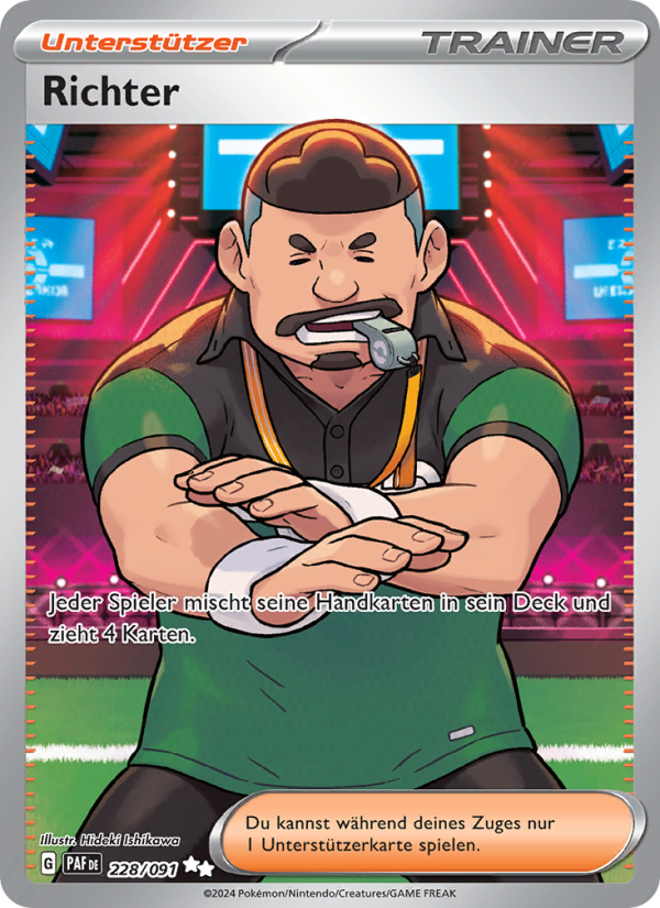 Richter 228 — Paldeas Schicksale (German Pokémon TCG card)