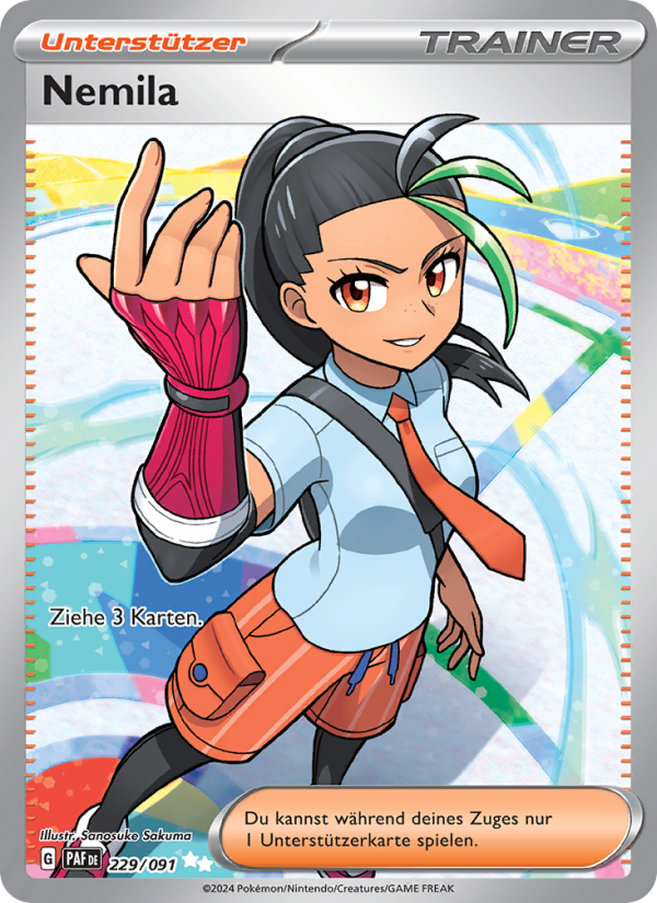 Nemila 229 — Paldeas Schicksale (German Pokémon TCG card)