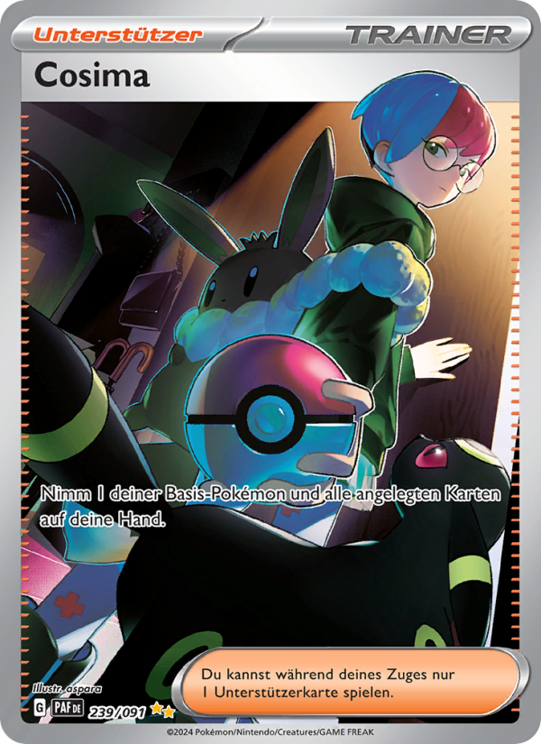 Cosima 239 — Paldeas Schicksale (German Pokémon TCG card)