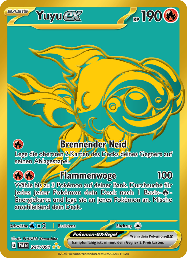 Yuyu-ex 241 — Paldeas Schicksale (German Pokémon TCG card)