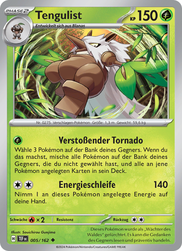Tengulist 005 — Temporal Forces (German Pokémon TCG card)