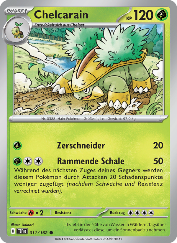 Chelcarain 011 — Temporal Forces (German Pokémon TCG card)