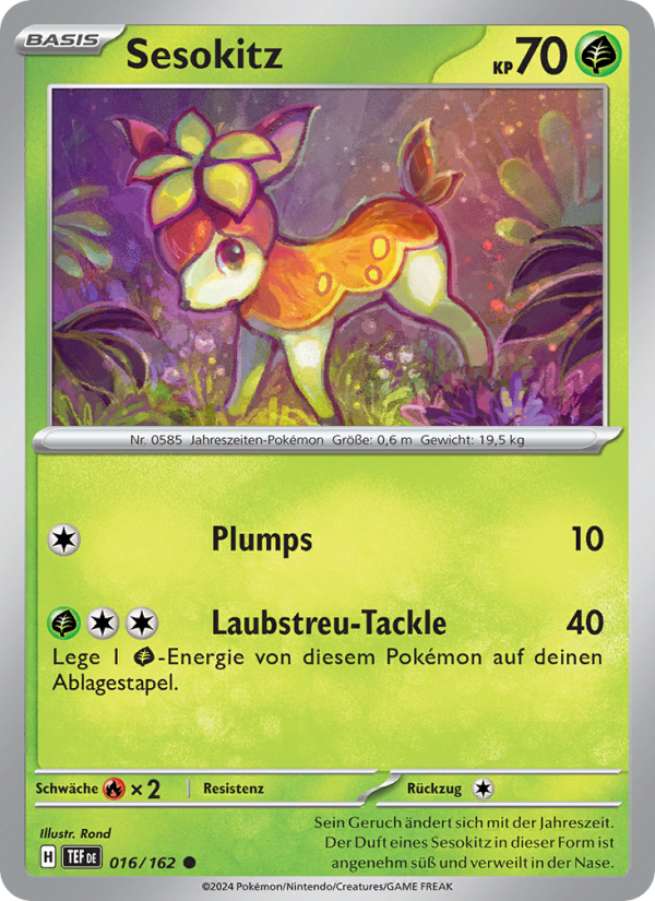 Sesokitz 016 — Temporal Forces (German Pokémon TCG card)