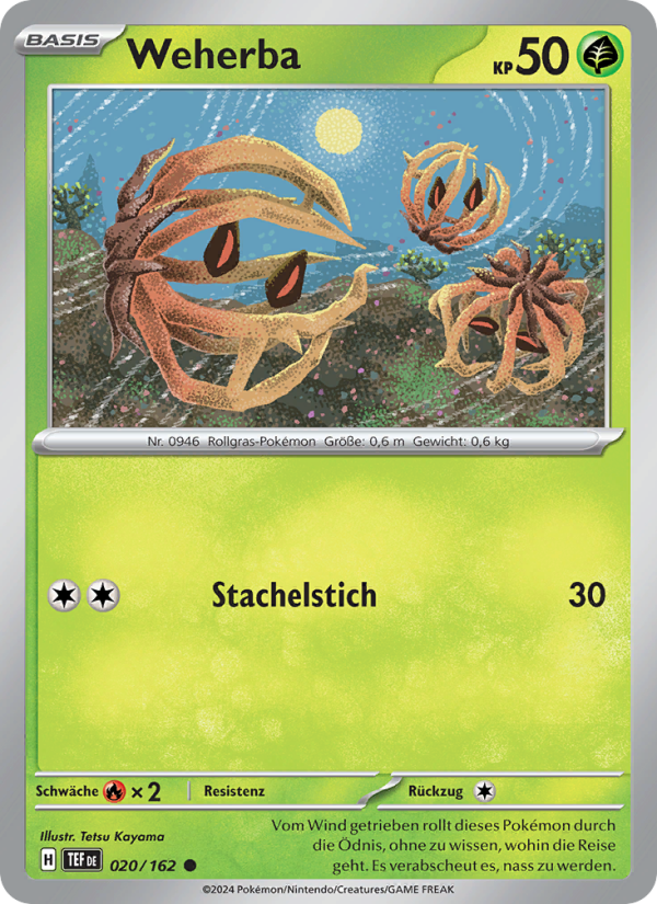 Weherba 020 — Temporal Forces (German Pokémon TCG card)