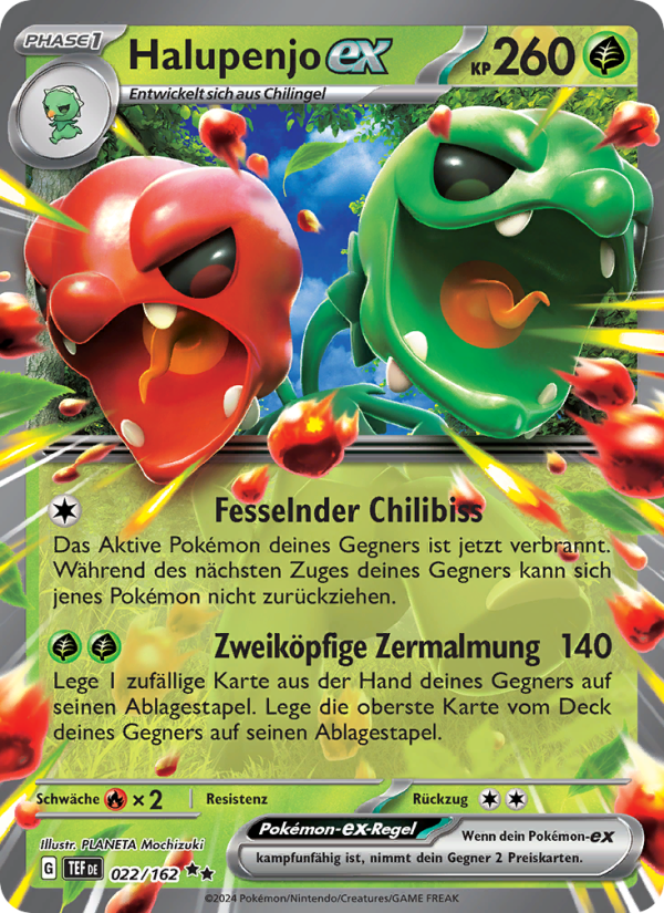 Halupenjo-ex 022 — Temporal Forces (German Pokémon TCG card)