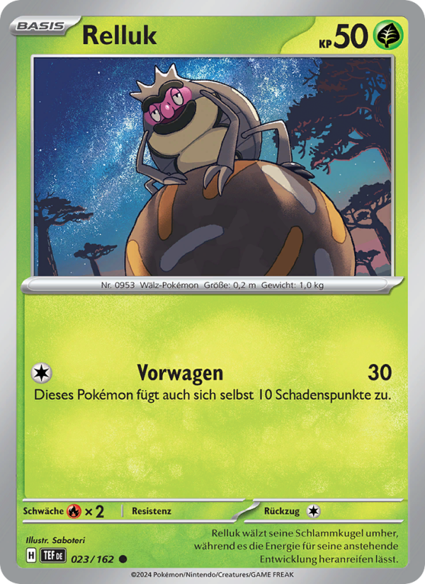 Relluk 023 — Temporal Forces (German Pokémon TCG card)