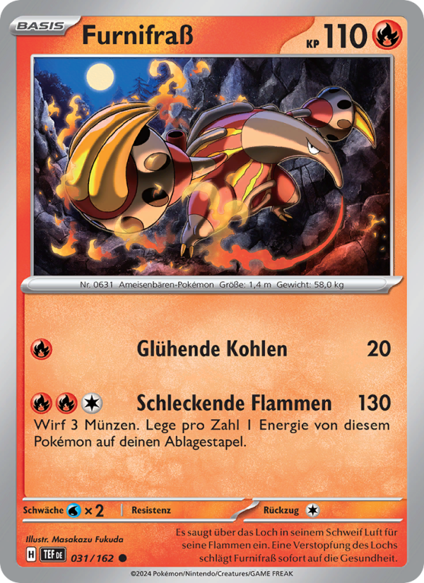 Furnifraß 031 — Temporal Forces (German Pokémon TCG card)