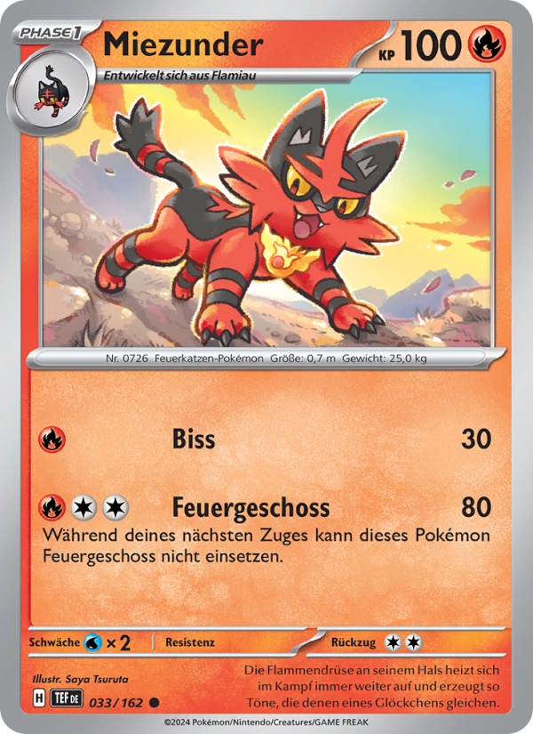 Miezunder 033 — Temporal Forces (German Pokémon TCG card)