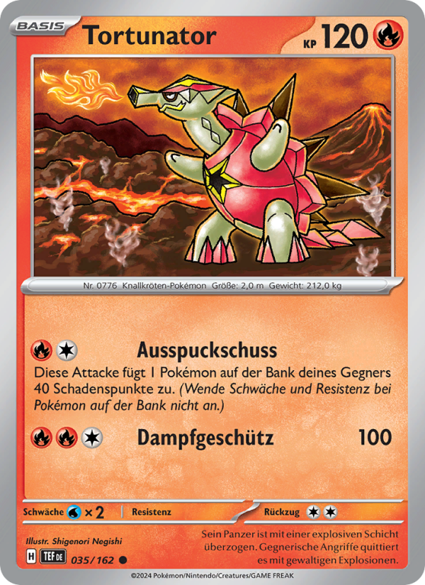 Tortunator 035 — Temporal Forces (German Pokémon TCG card)