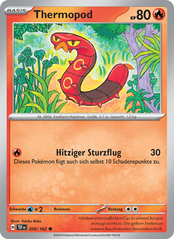 Thermopod 036 — Temporal Forces (German Pokémon TCG card)