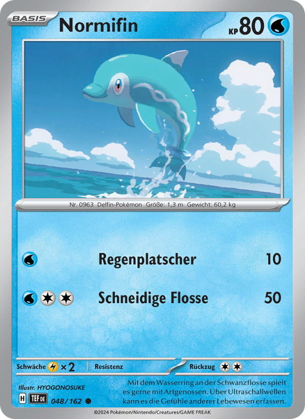 Normifin 048 — Temporal Forces (German Pokémon TCG card)