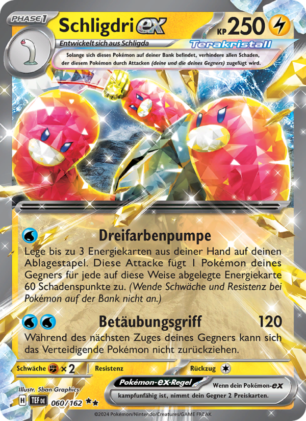 Schligdri-ex 060 — Temporal Forces (German Pokémon TCG card)
