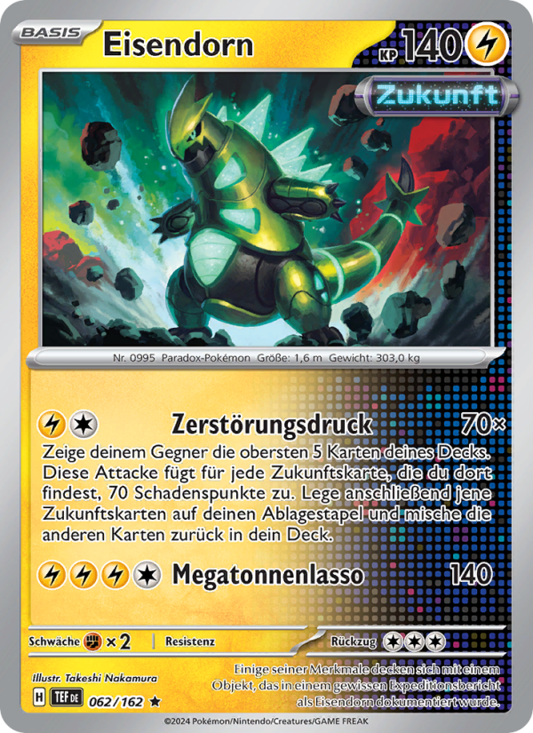 Eisendorn 062 — Temporal Forces (German Pokémon TCG card)