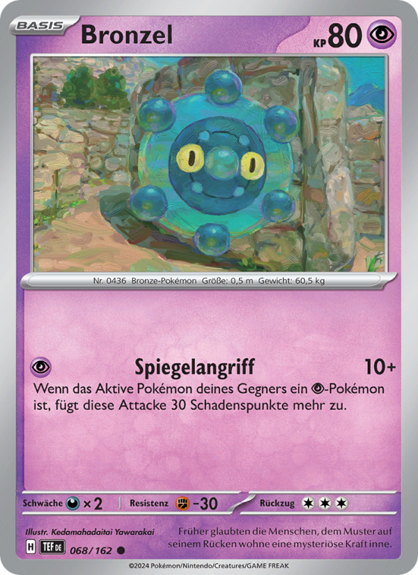 Bronzel 068 — Temporal Forces (German Pokémon TCG card)
