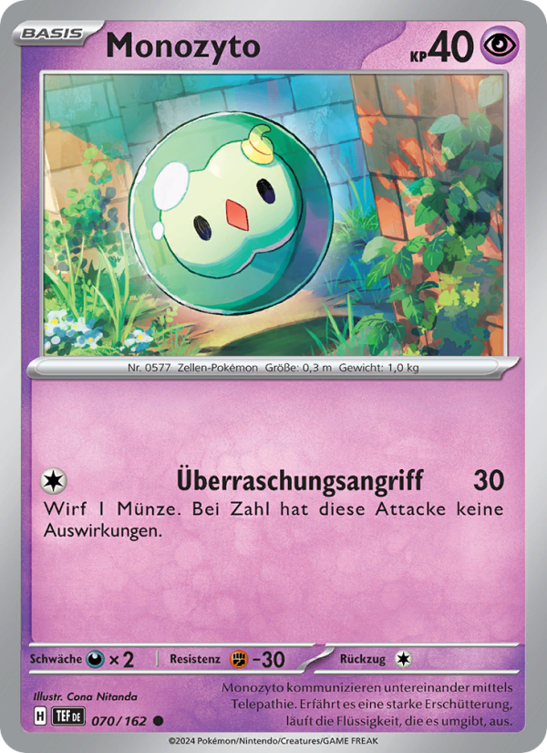 Monozyto 070 — Temporal Forces (German Pokémon TCG card)