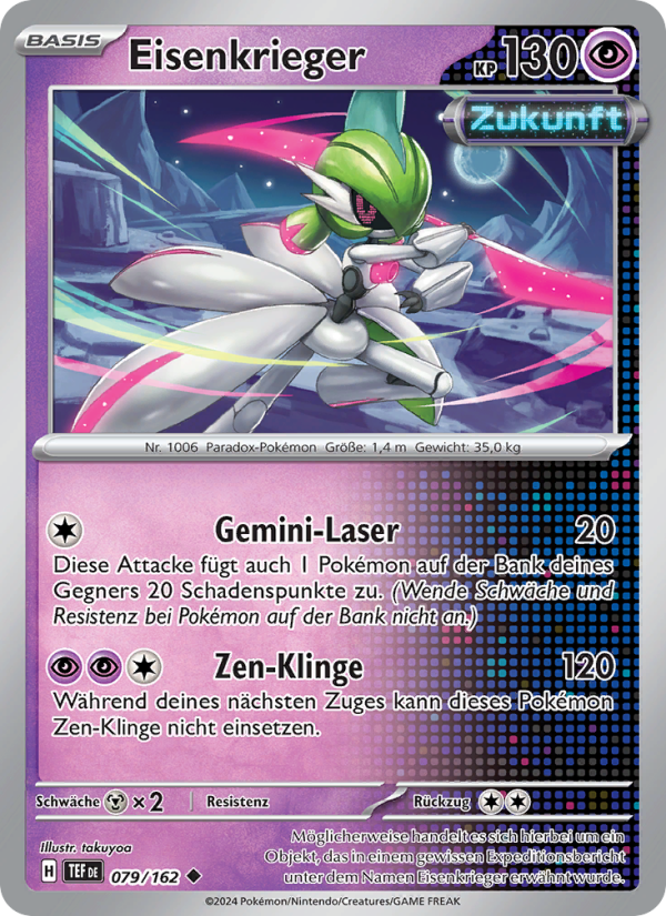Eisenkrieger 079 — Temporal Forces (German Pokémon TCG card)