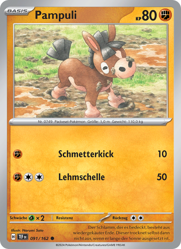 Pampuli 091 — Temporal Forces (German Pokémon TCG card)