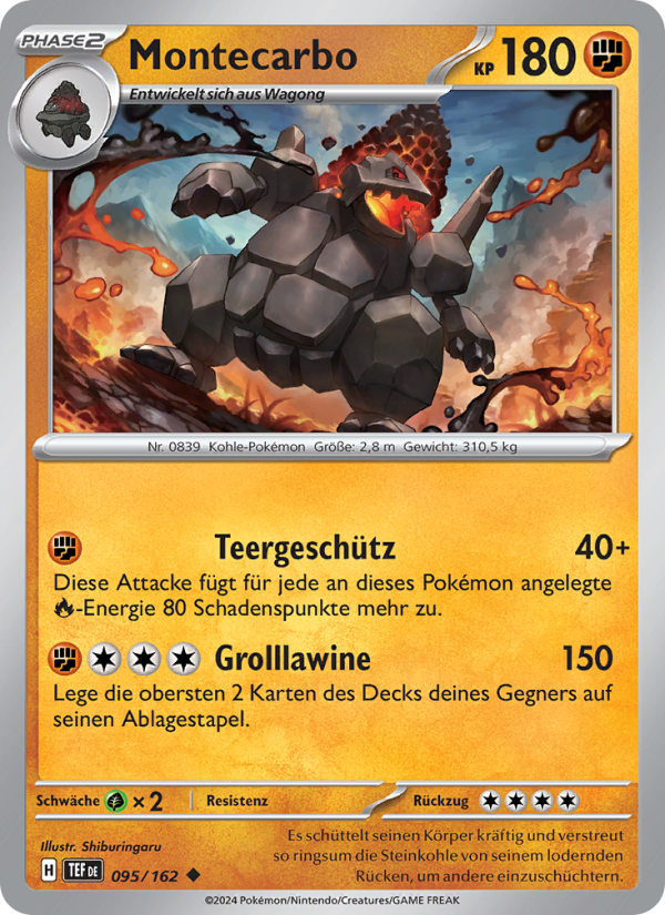 Montecarbo 095 — Temporal Forces (German Pokémon TCG card)