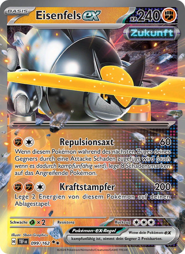 Eisenfels-ex 099 — Temporal Forces (German Pokémon TCG card)