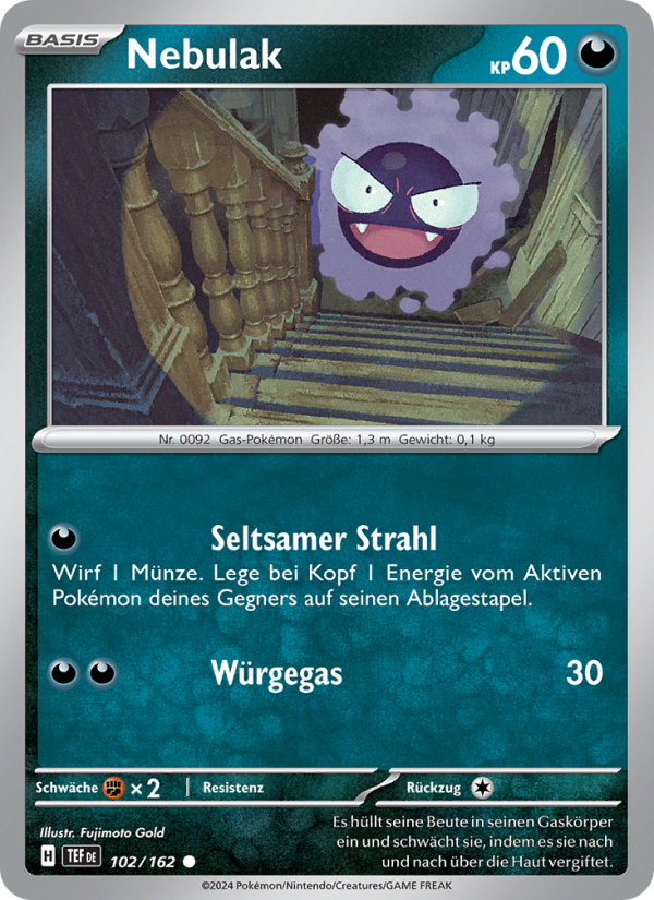 Nebulak 102 — Temporal Forces (German Pokémon TCG card)