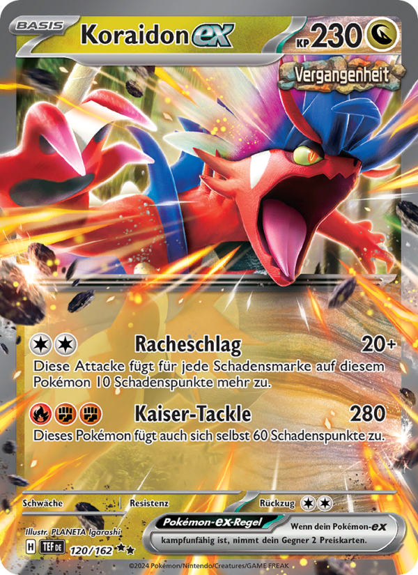Koraidon-ex 120 — Temporal Forces (German Pokémon TCG card)