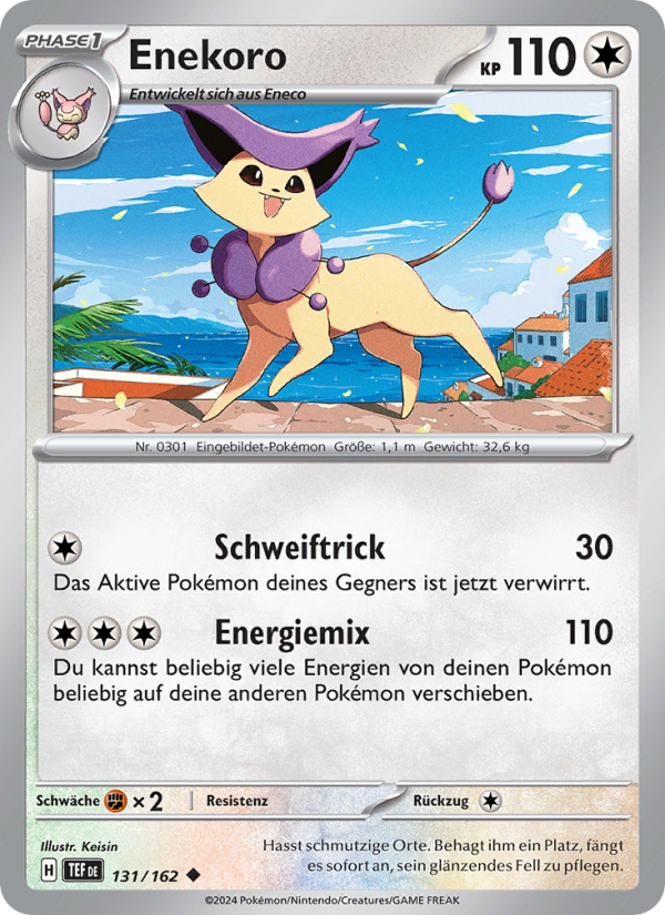 Enekoro 131 — Temporal Forces (German Pokémon TCG card)