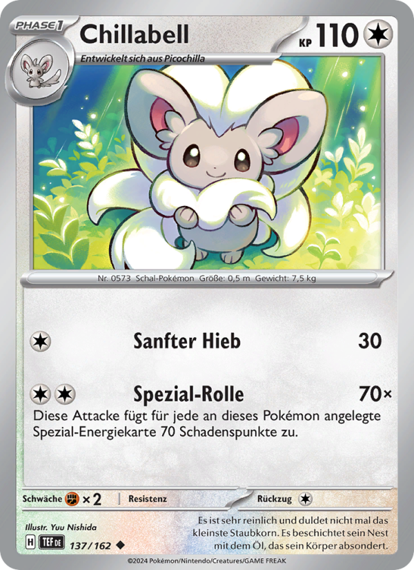 Chillabell 137 — Temporal Forces (German Pokémon TCG card)