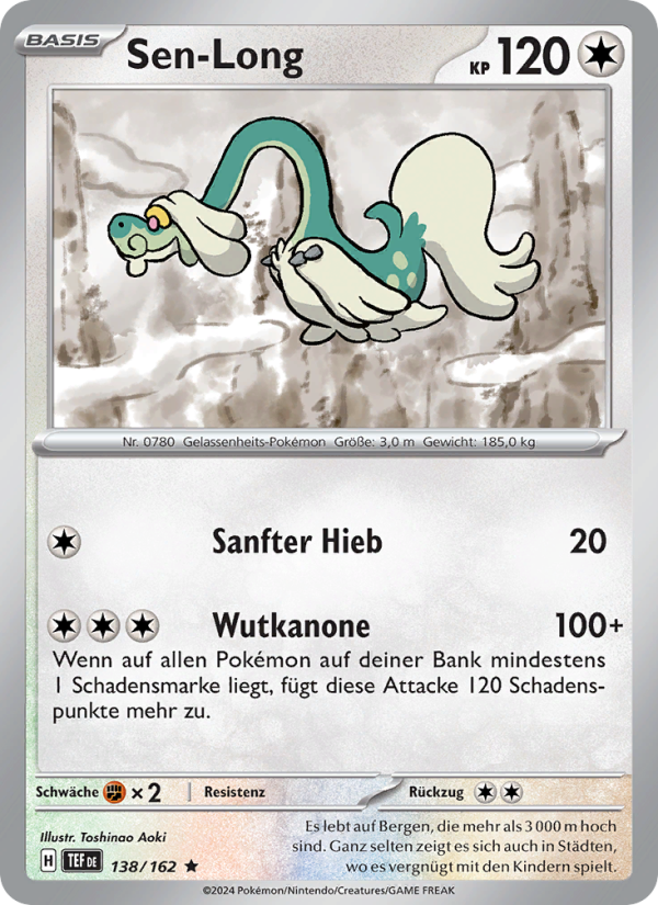 Sen-Long 138 — Temporal Forces (German Pokémon TCG card)