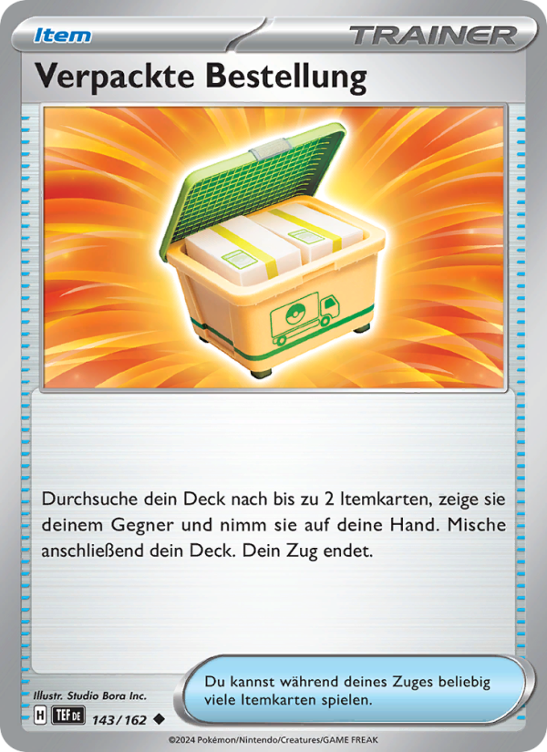 Verpackte Bestellung 143 — Temporal Forces (German Pokémon TCG card)