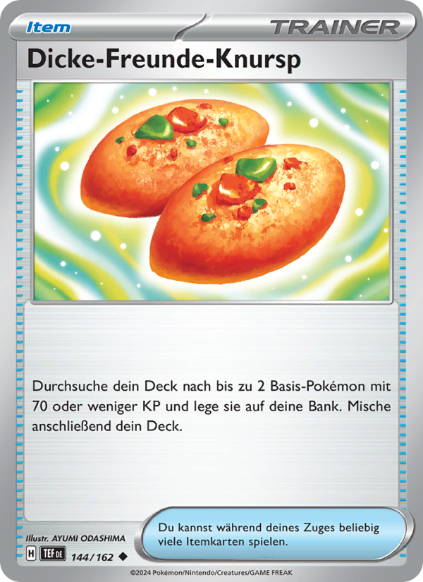 Dicke-Freunde-Knursp 144 — Temporal Forces (German Pokémon TCG card)