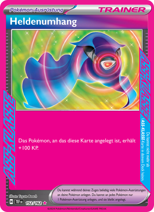 Heldenumhang 152 — Temporal Forces (German Pokémon TCG card)