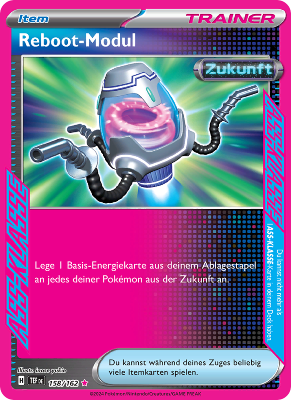 Reboot-Modul 158 — Temporal Forces (German Pokémon TCG card)